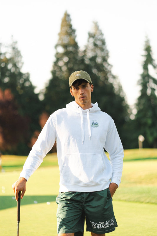 Classique Organic White Hoodie Hoodie Le Court Club