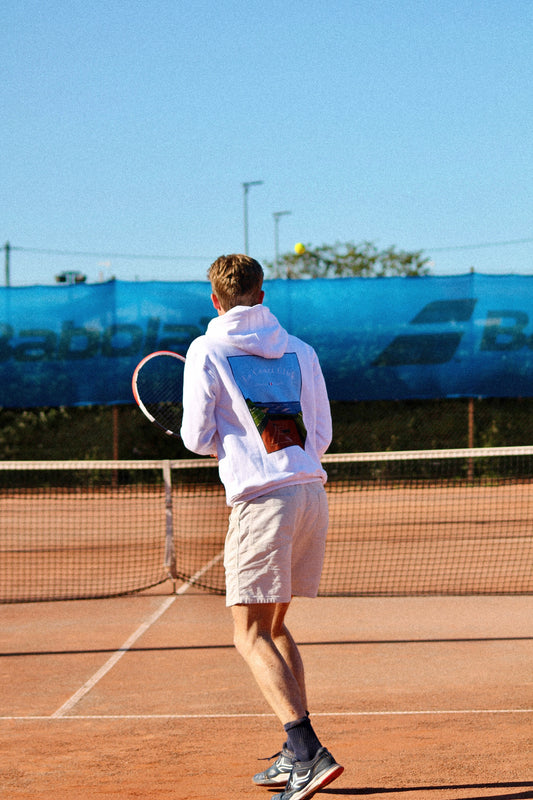 hoodie blanche coton biologique