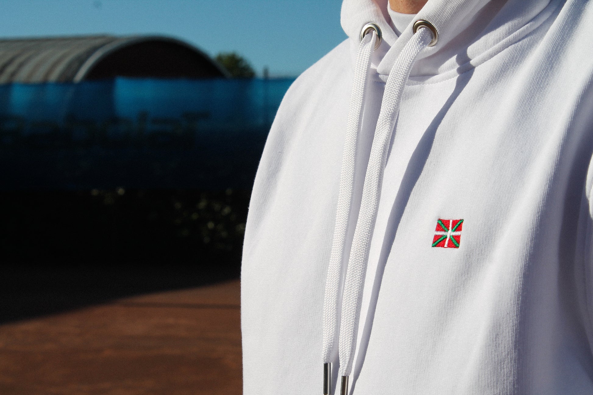 hoodie blanc coton biologique