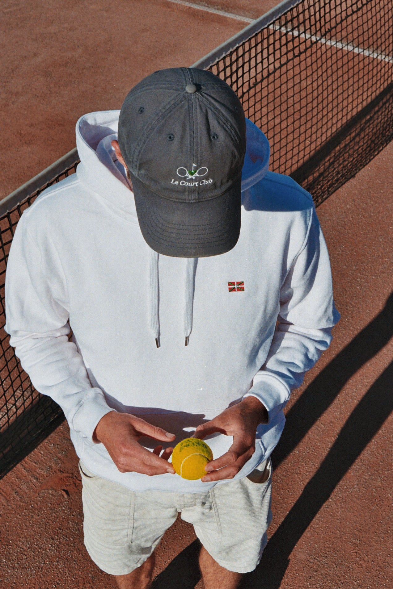 hoodie blanc coton biologique
