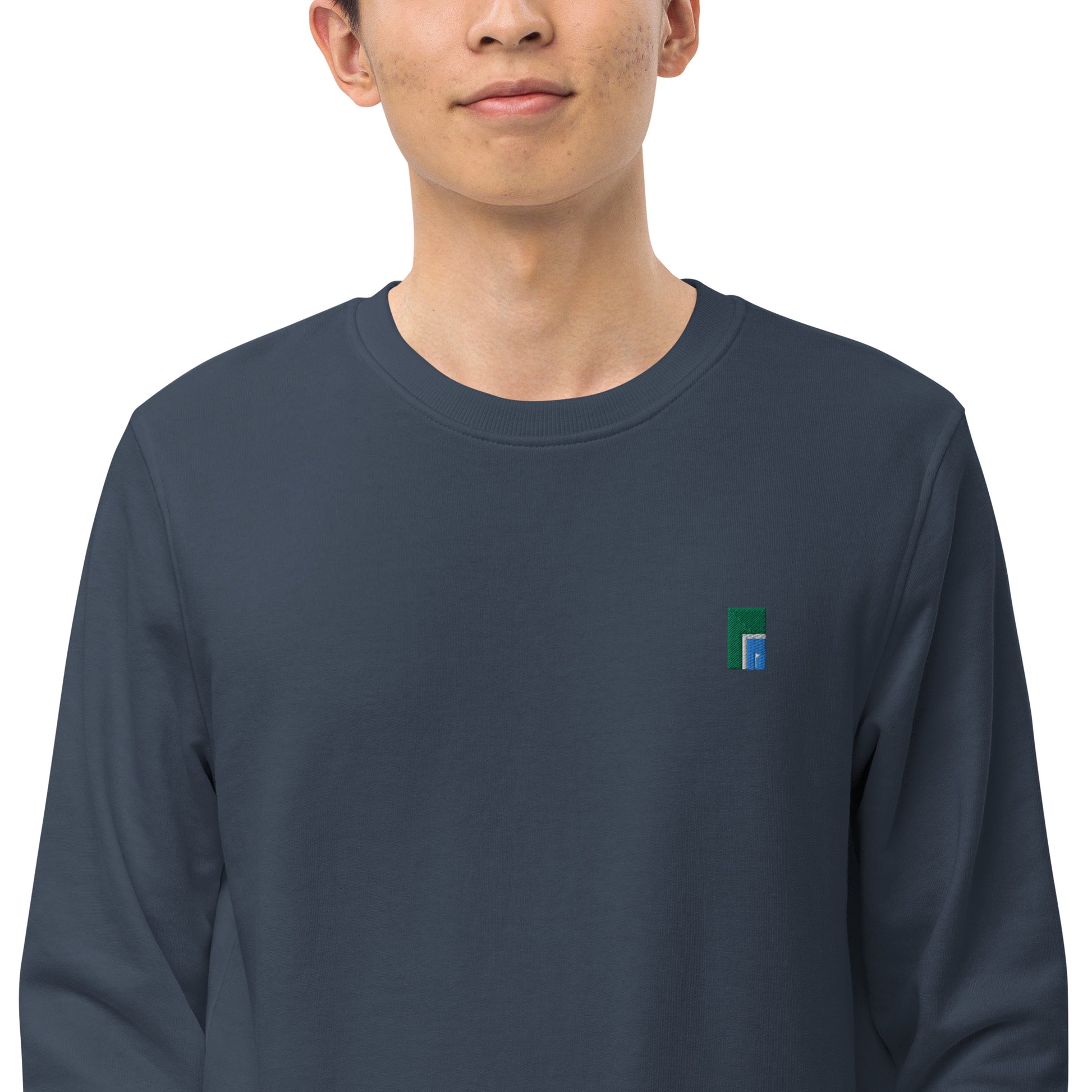 organic blue sweater of canada tennis