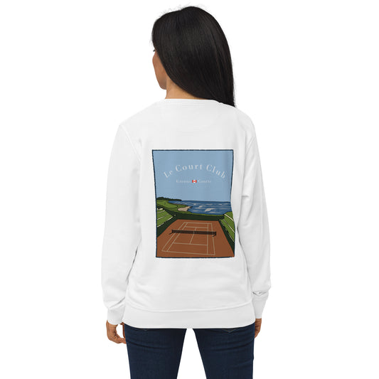 organic white sweater of canada tennis