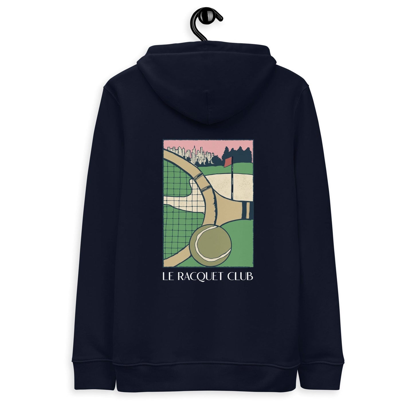 Classic Sunset Organic Navy Hoodie Hoodie Le Court Club