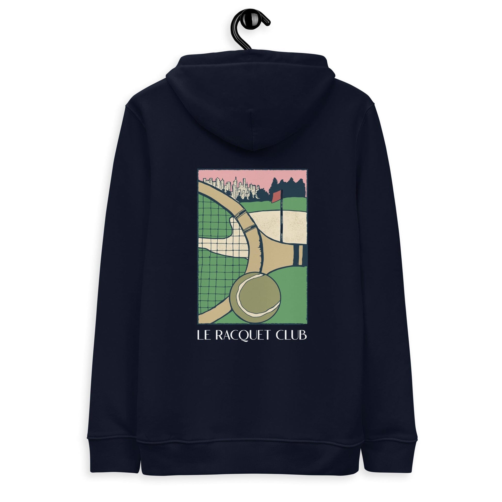 Classic Sunset Organic Navy Hoodie Hoodie Le Court Club