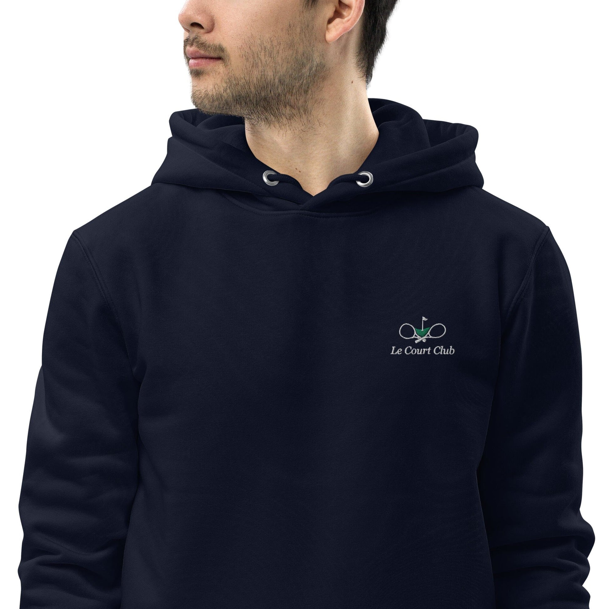 Classic Sunset Organic Navy Hoodie Hoodie Le Court Club