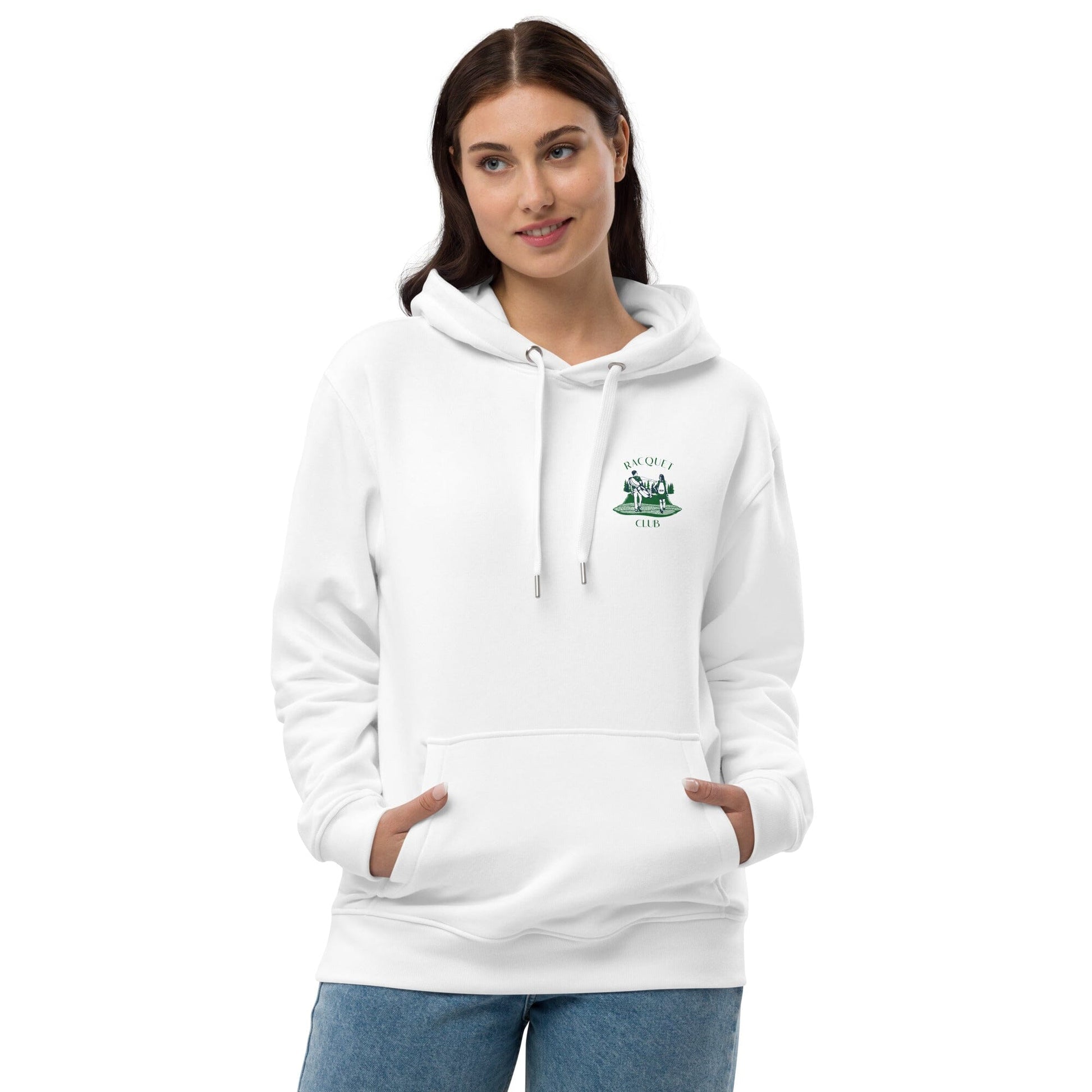 Classique Organic White Hoodie Hoodie Le Court Club